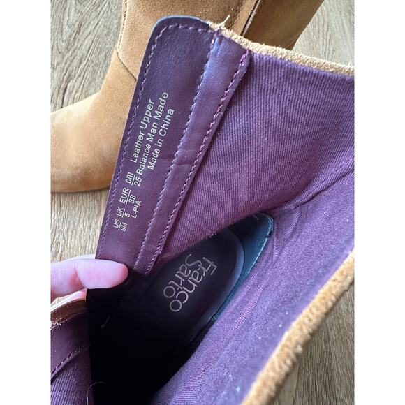 Franco Sarto Brown L-Pia Ankle Boots Size 8 - Picture 2 of 6